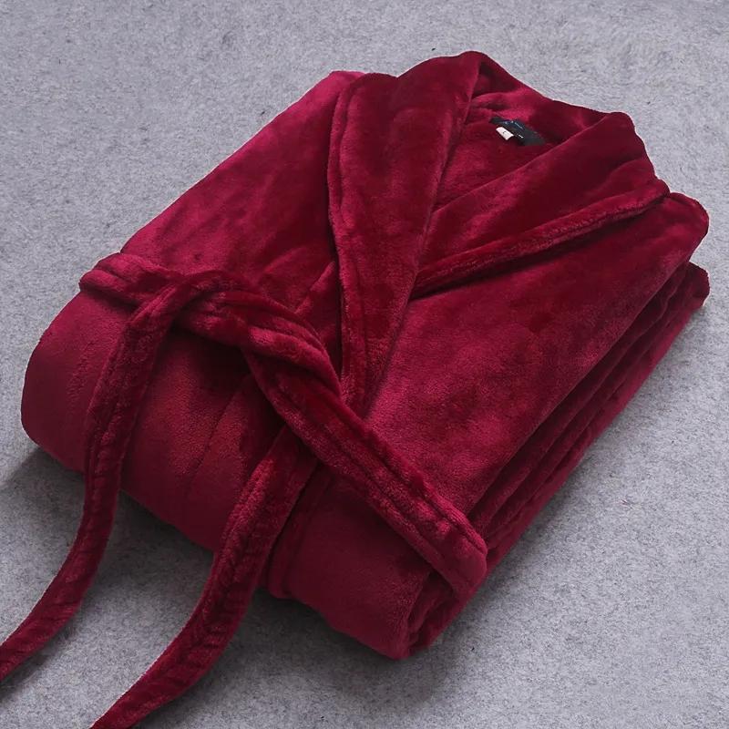 Bathrobe | Plush Coral Fleece & Flannel | Unisex