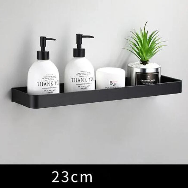 Bathroom Wall Shelf | Space Aluminum & Moisture-Resistant | 60 cm