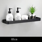 Bathroom Wall Shelf | Space Aluminum & Moisture-Resistant | 60 cm