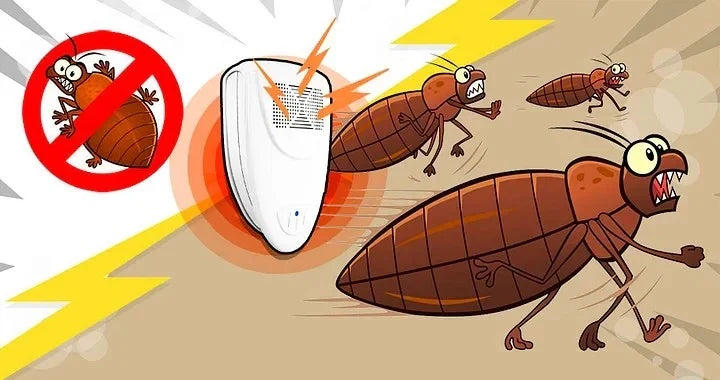 Bed Bug Repeller | Ultrasonic & Chemical‑Free | Coverage 20 m²