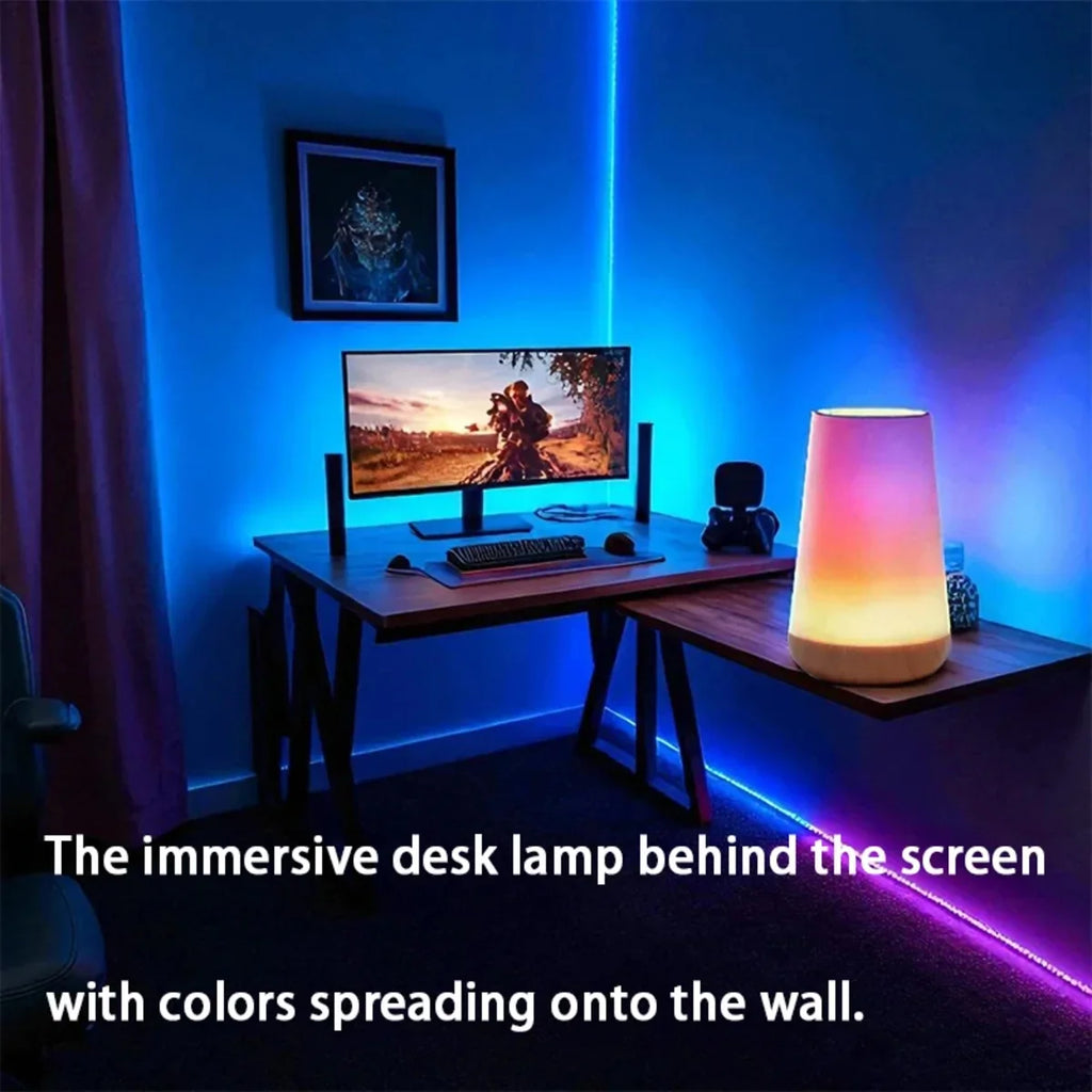 Bedside Lamp | 360° Touch & Remote Control USB Rechargeable