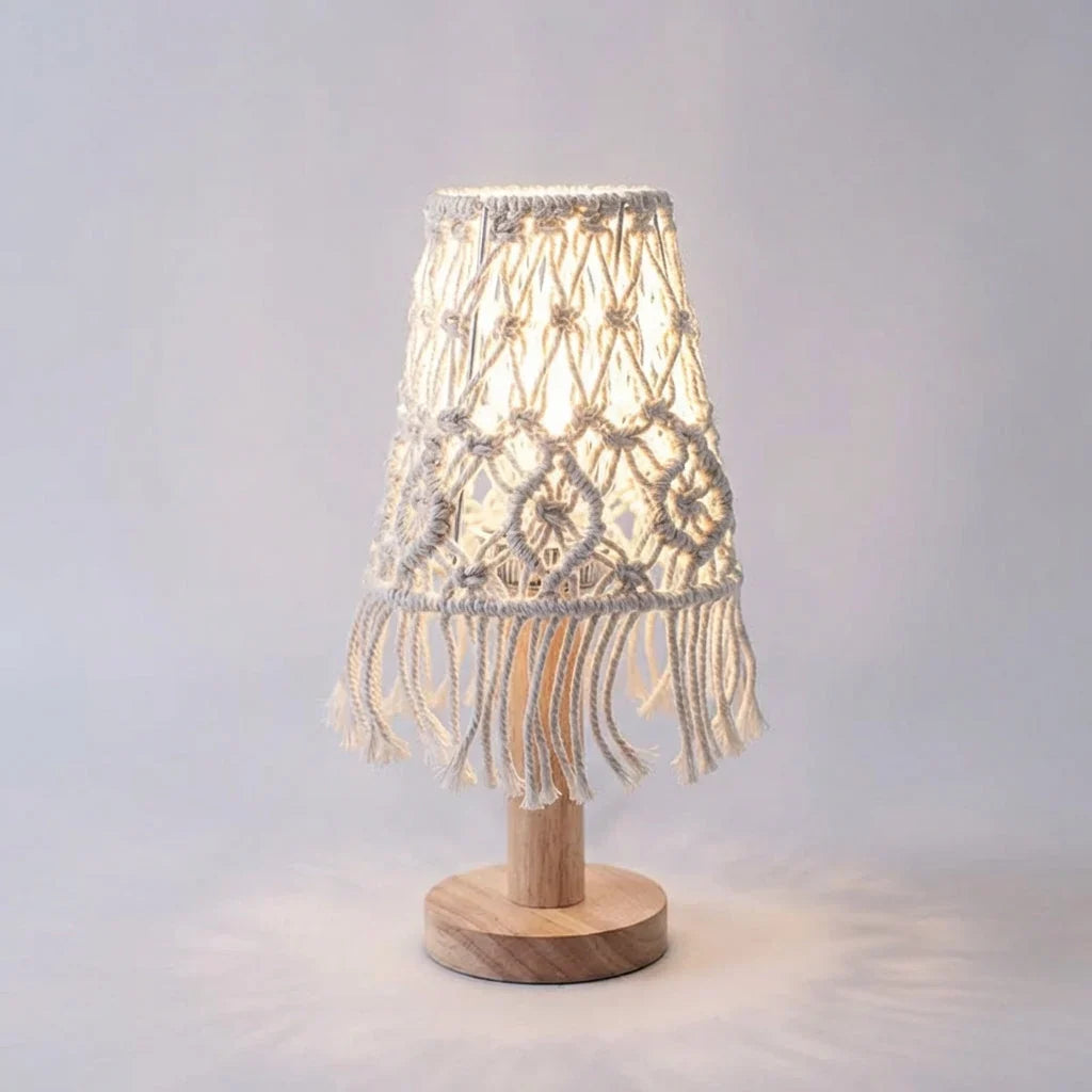 Bedside Lamp | Feather-Inspired Shade & Warm Diffused Light
