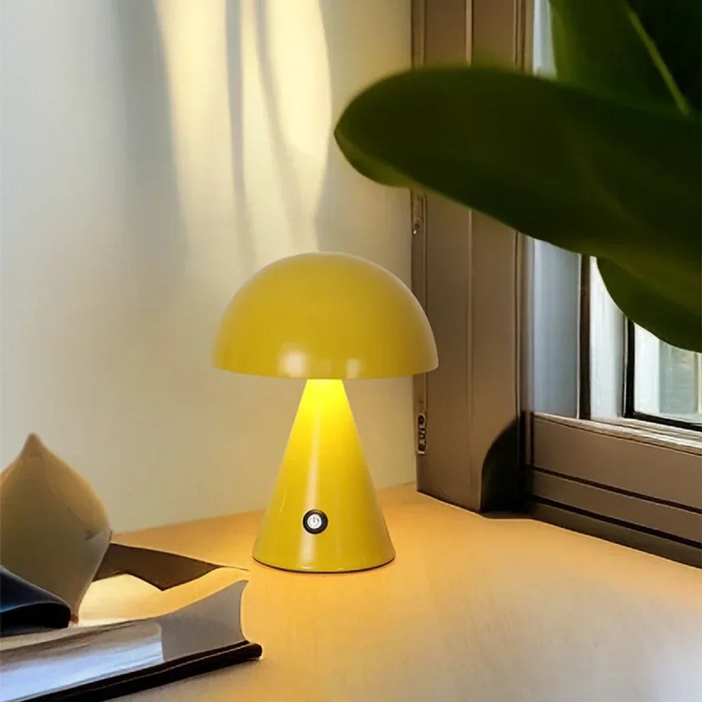 Bedside Lamp | Touch-Control Tricolor LED & Dimmable | USB-C Rechargeable