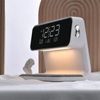 Bedside Lamp | Touch-Dimmable LED, Wireless Charger & Digital Alarm Clock