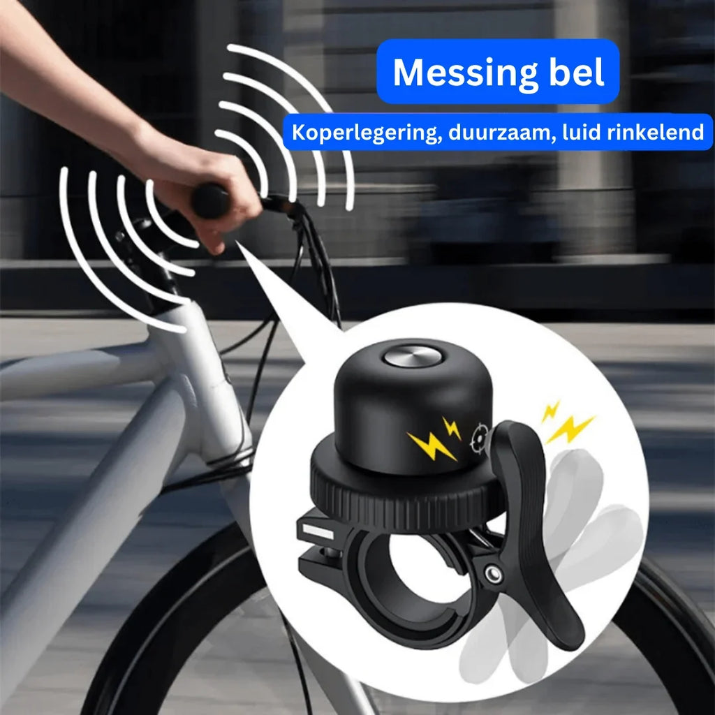 Bicycle Bell | Real-Time GPS Tracker & Theft Alarm | Weatherproof