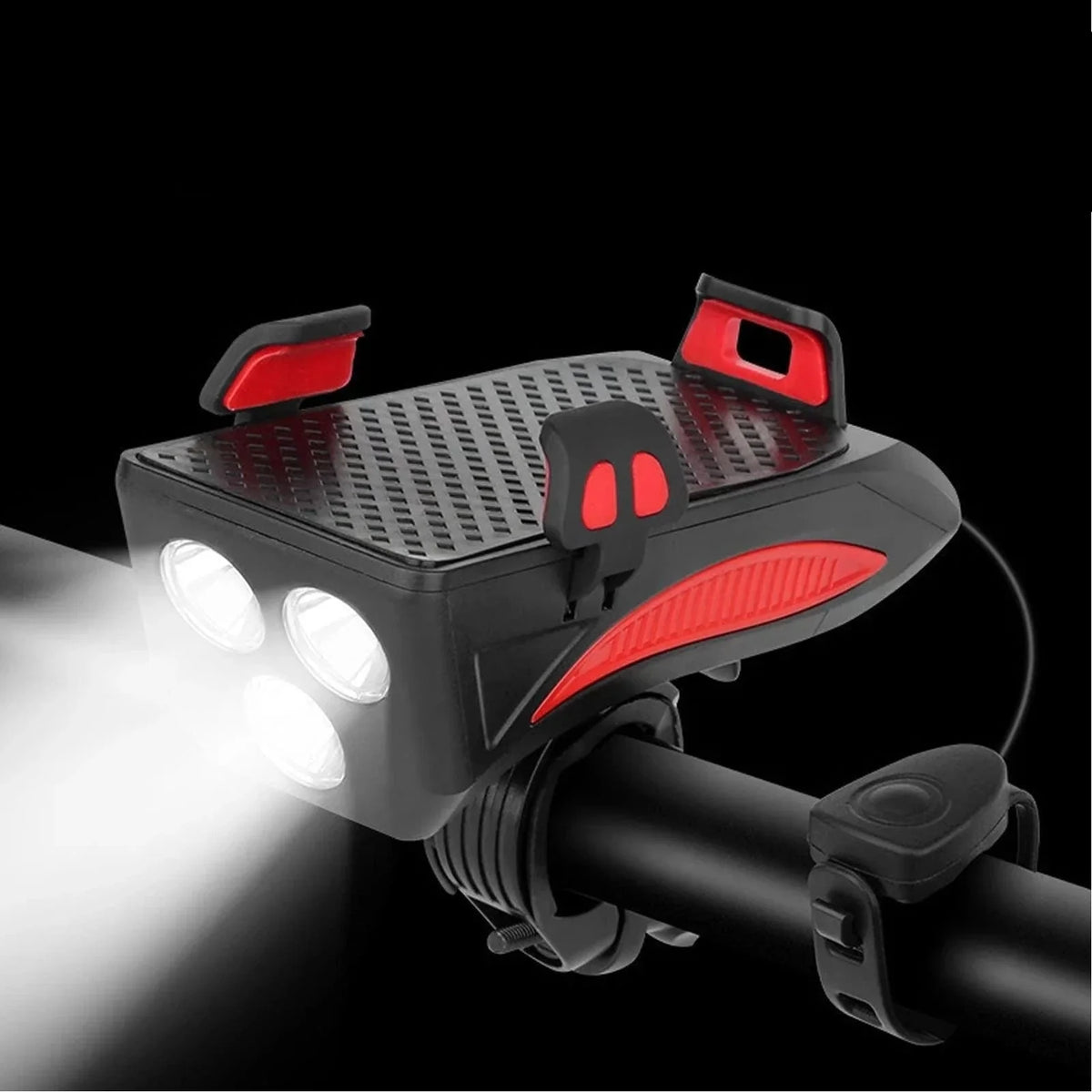 Bicycle Light | 4-in-1 LED Phone Holder & Power Bank