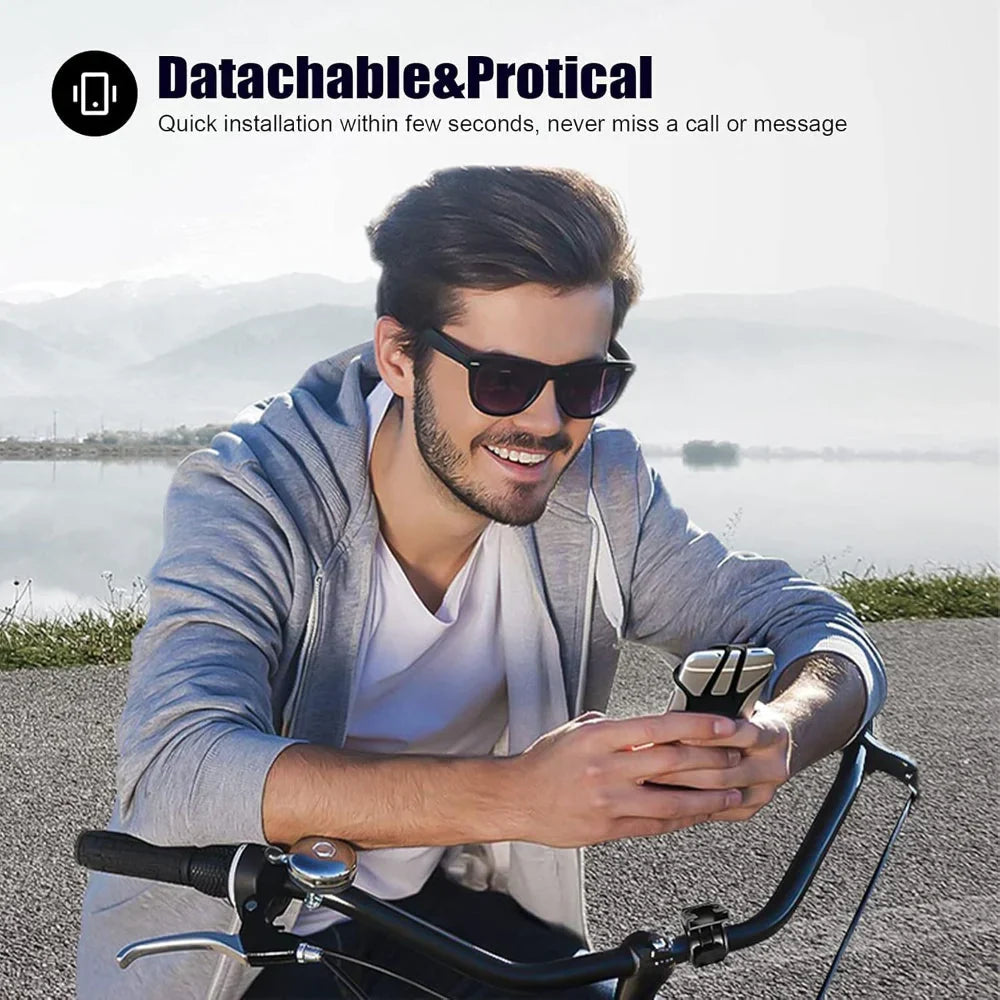 Bicycle Phone Holder | 360° Rotation & Quick-Release | Set of 2