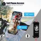 Bicycle Phone Holder | 360° Rotation & Quick-Release | Set of 2