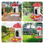 Bird Feeder | 1080P Wide-Angle Camera & Battery-Powered Wi-Fi