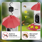 Bird Feeder | 1080P Wide-Angle Camera & Battery-Powered Wi-Fi