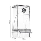 Bird Feeder | Spill-Proof & Splash-Proof Automatic Seed Dispensing | For Small Birds