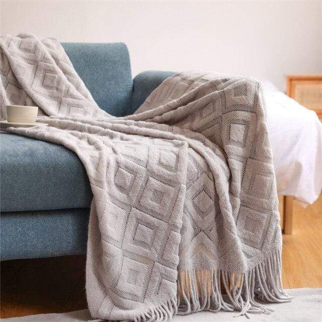 Blanket | Diamond Pattern & Anti-Pilling Acrylic
