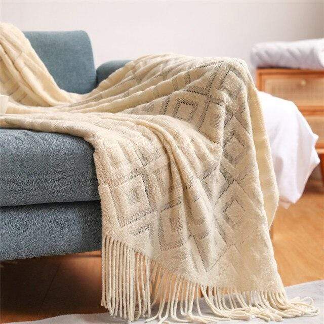 Blanket | Diamond Pattern & Anti-Pilling Acrylic