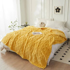 Blanket | Reversible Quilted Wool & Smooth Back | Machine Washable