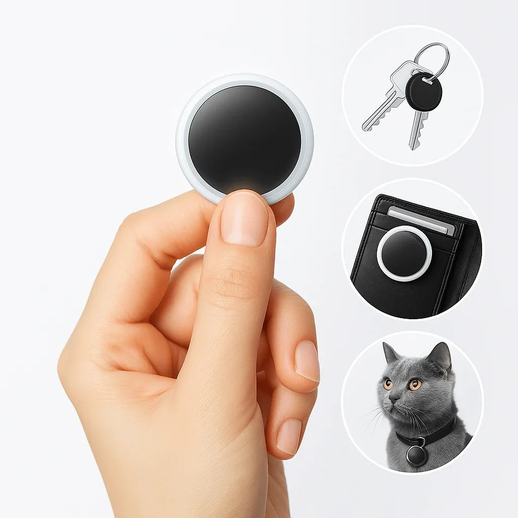 Bluetooth Tracker | Ultra-Compact & App-Compatible | 34 x 34 x 6 mm