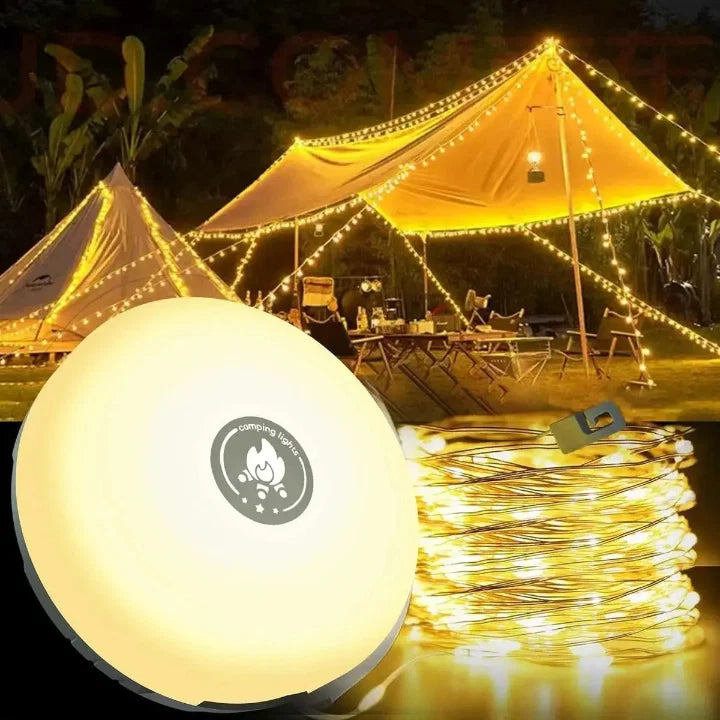 Camping Lamp | 4-in-1 USB Powerbank & 10m RGB Lights