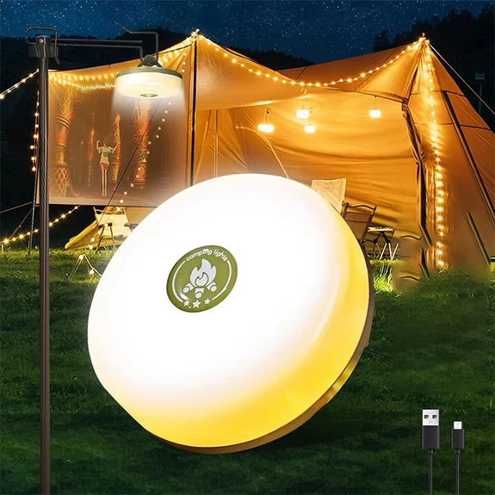 Camping Lamp | 4-in-1 USB Powerbank & 10m RGB Lights