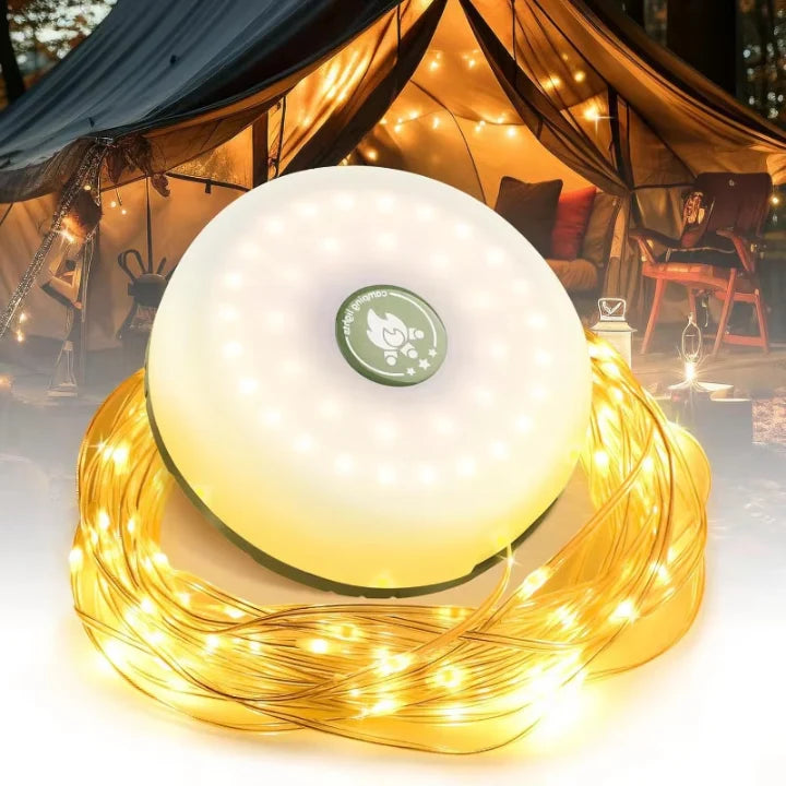 Camping Lamp | 4-in-1 USB Powerbank & 10m RGB Lights