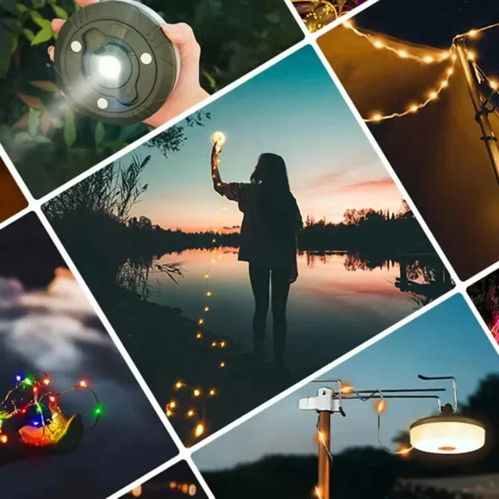 Camping Lamp | 4-in-1 USB Powerbank & 10m RGB Lights