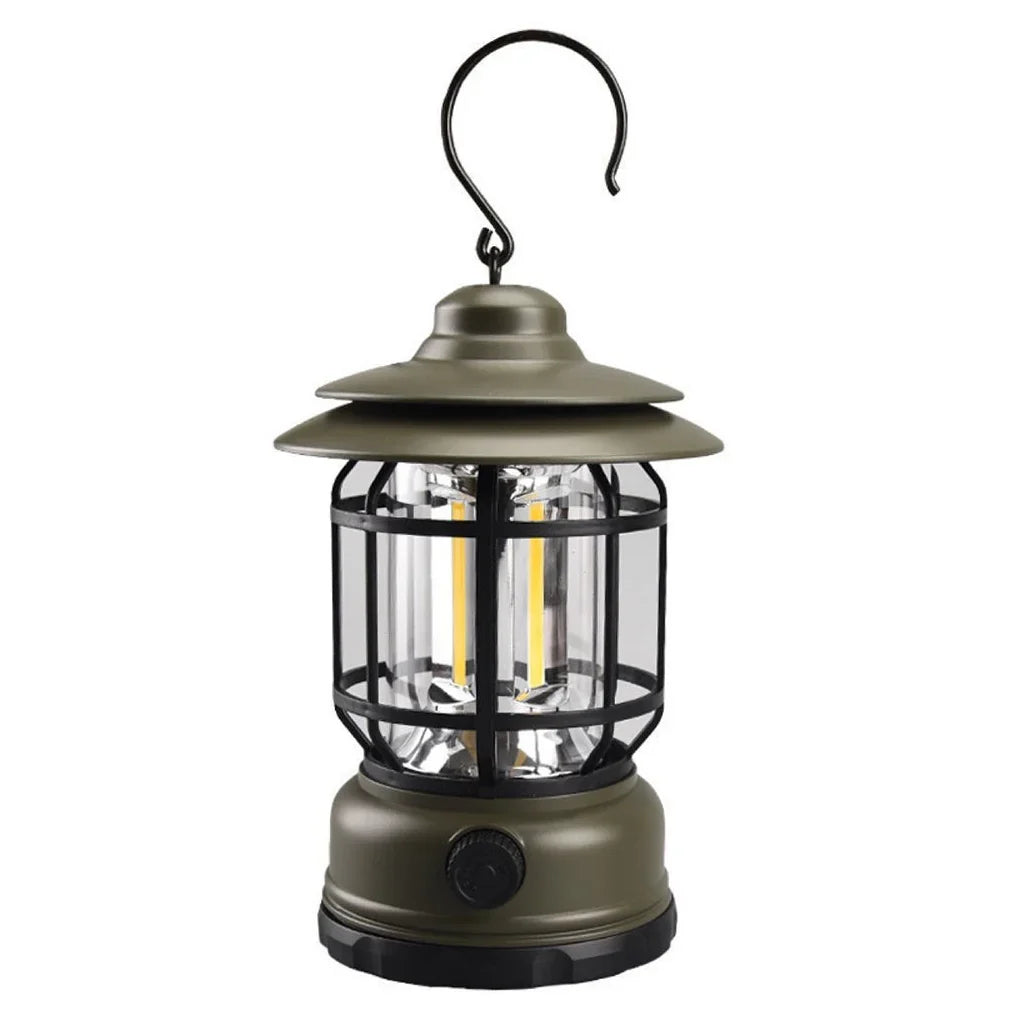 Camping Lantern | Dimmable Warm-to-Cool LED & USB-C Rechargeable & IP65 Waterproof
