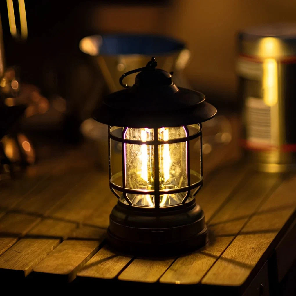 Camping Lantern | Dimmable Warm-to-Cool LED & USB-C Rechargeable & IP65 Waterproof