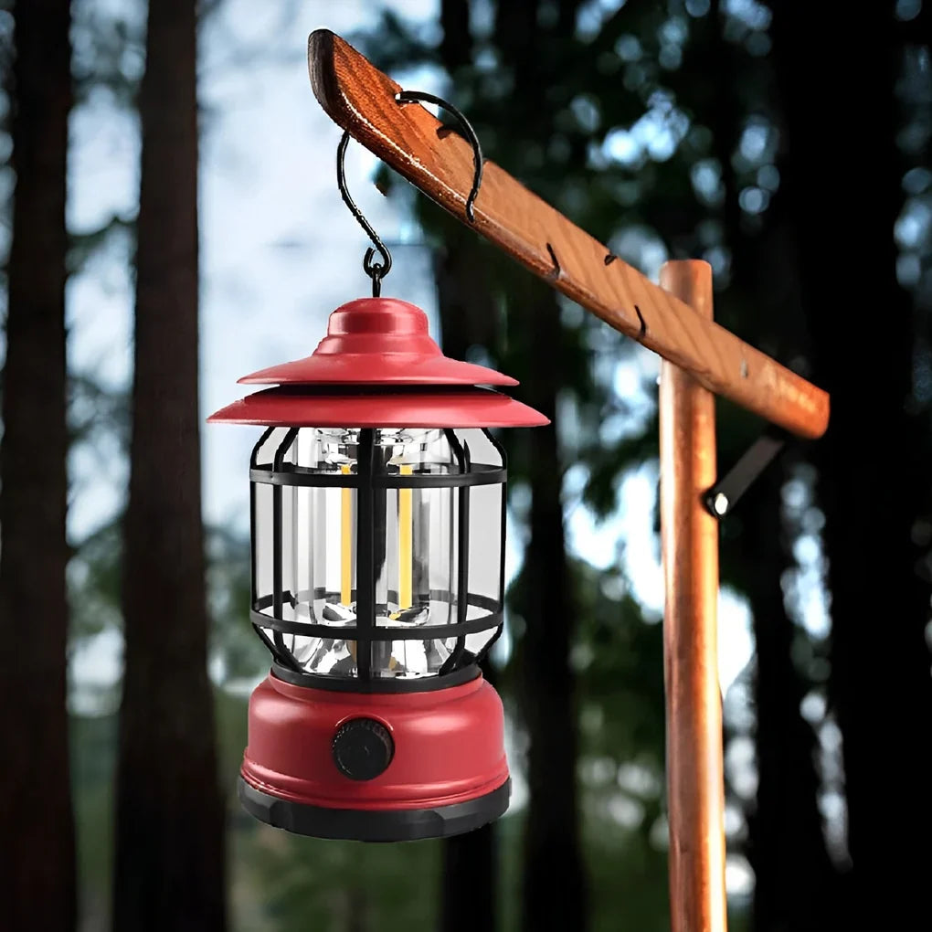 Camping Lantern | Dimmable Warm-to-Cool LED & USB-C Rechargeable & IP65 Waterproof
