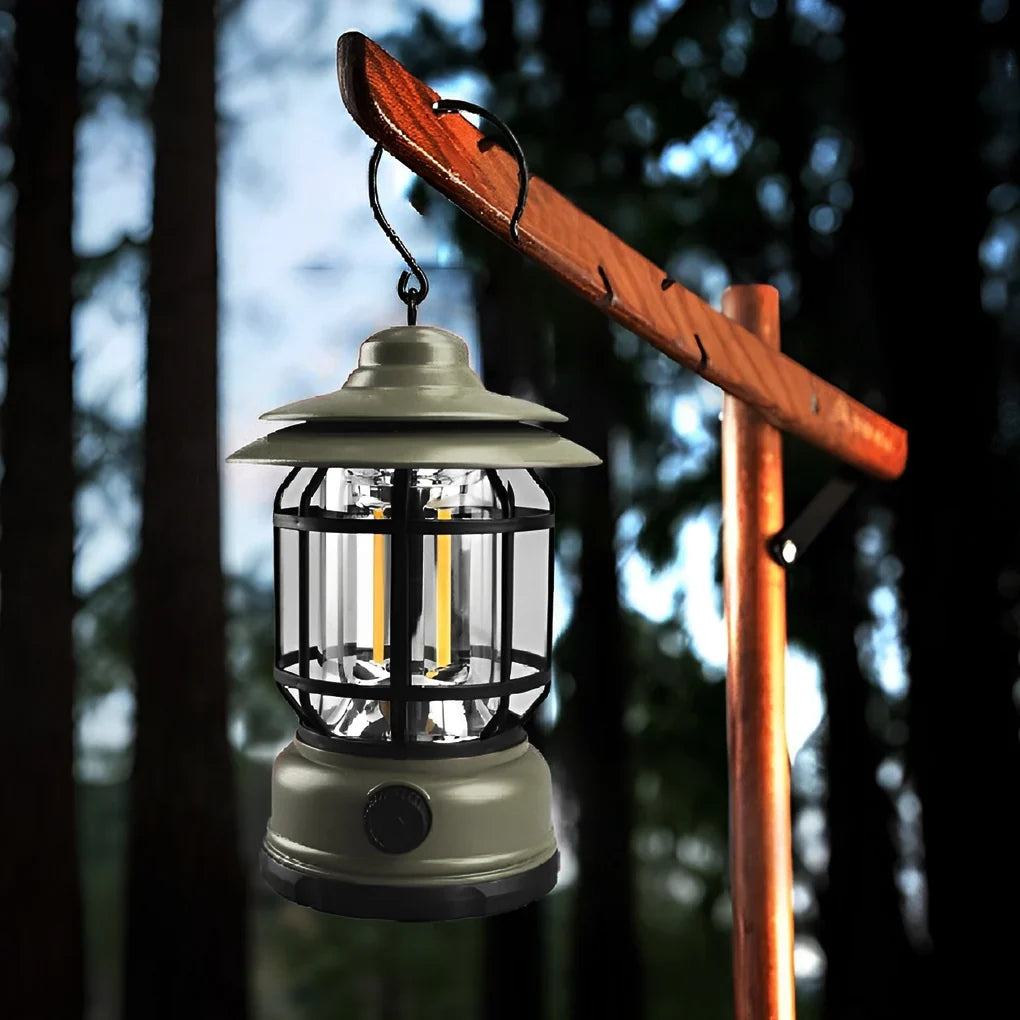 Camping Lantern | Dimmable Warm-to-Cool LED & USB-C Rechargeable & IP65 Waterproof