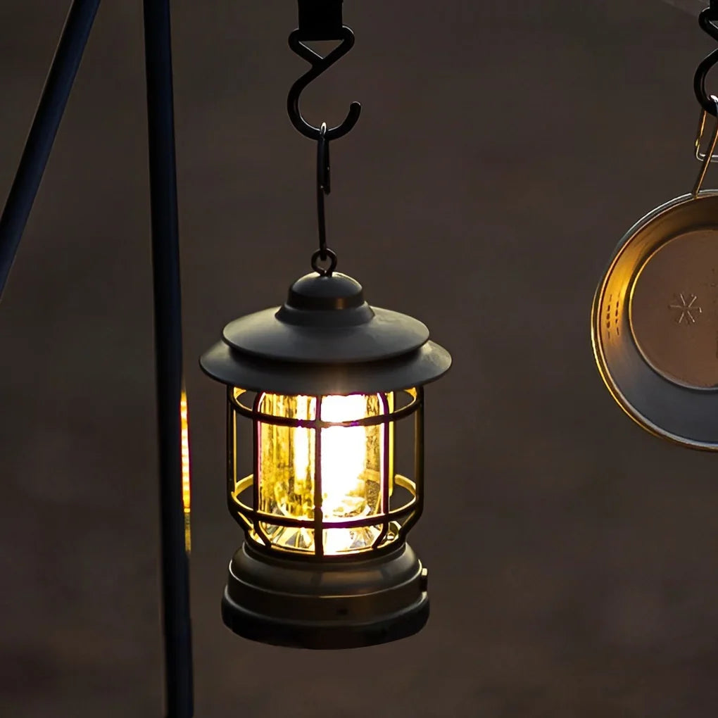 Camping Lantern | Dimmable Warm-to-Cool LED & USB-C Rechargeable & IP65 Waterproof