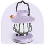 Camping Lantern | USB Rechargeable & Portable Warm Light | Retro Snail Design
