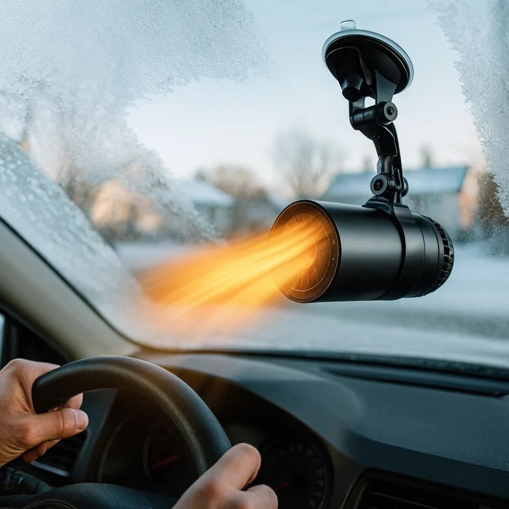 Car Heater | 12V Quick Defrost & Fan