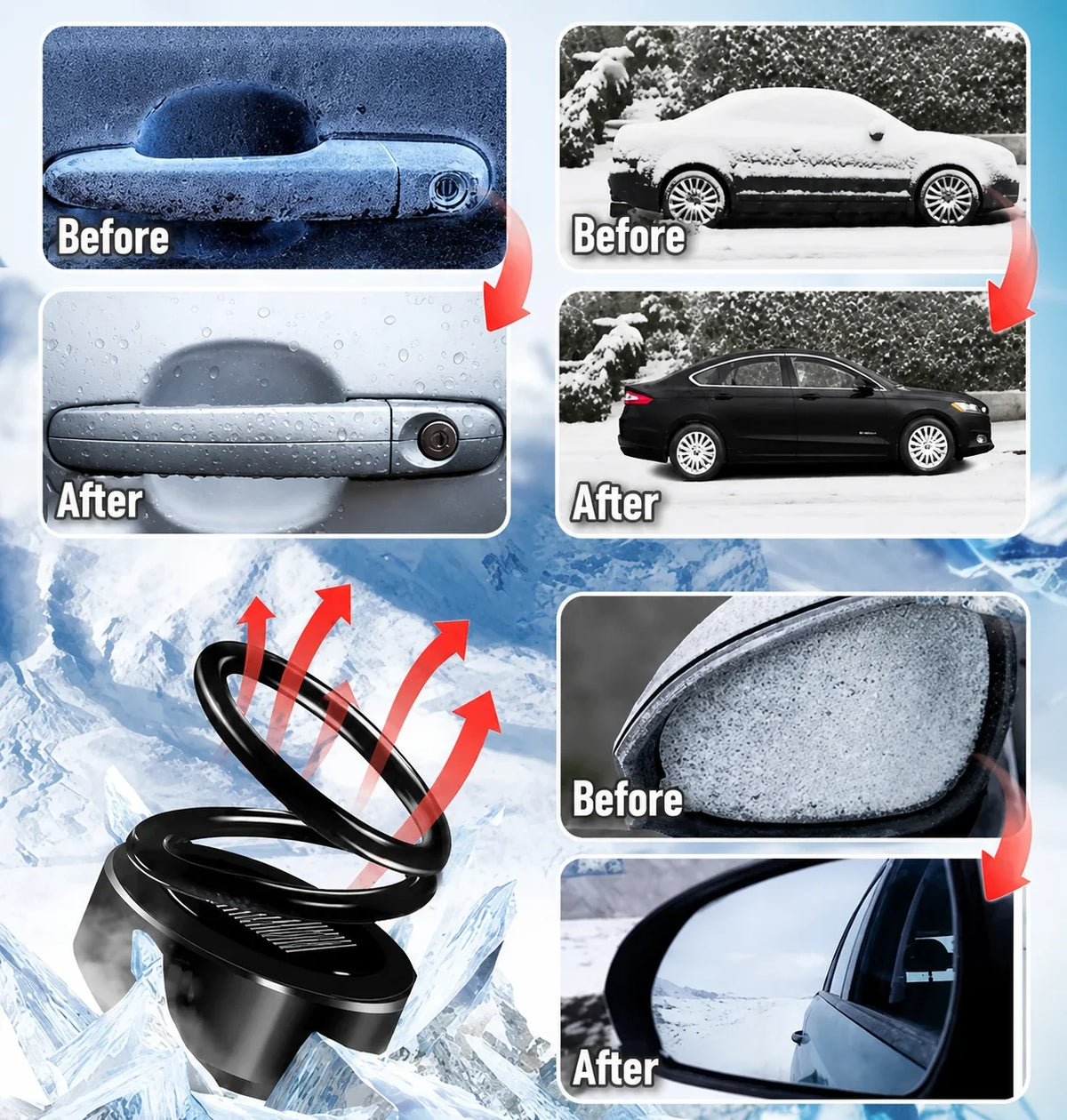 Car Heater | Fast-Heating & Reusable | No-Tool Setup