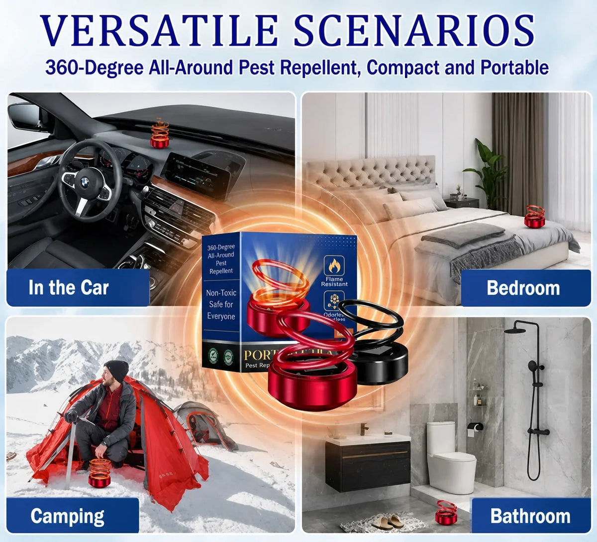Car Heater | Fast-Heating & Reusable | No-Tool Setup