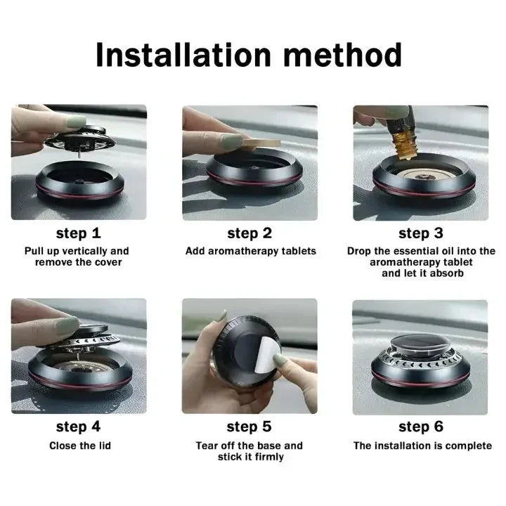 Car Interior Defroster | Solar-Powered & Odor-Neutralizing
