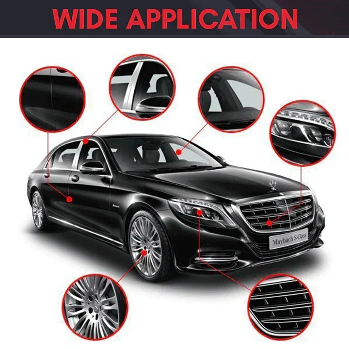 Car Plastic Polishing Kit | Restores Faded Plastics & UV Protection | 100 ml