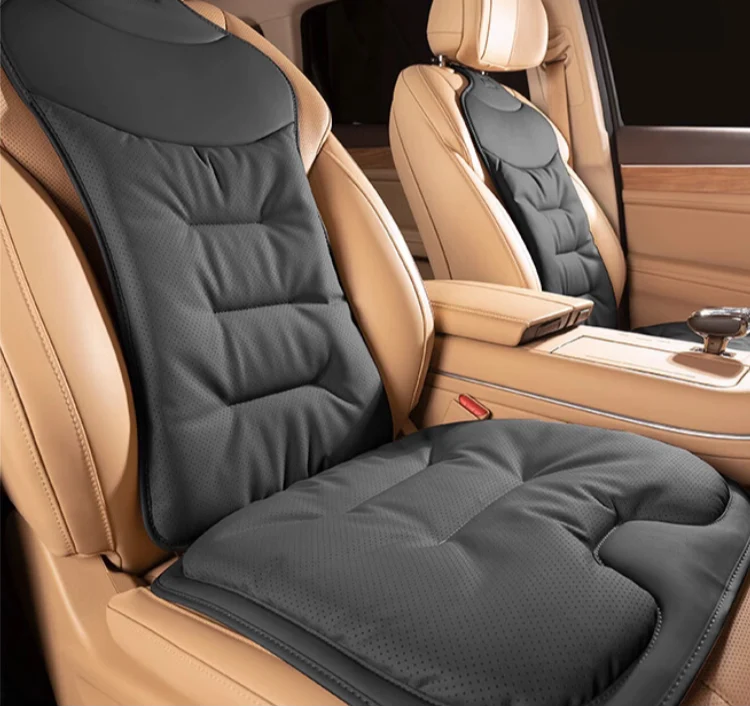 Car Seat Cushion | Contoured Lumbar Support & Detachable Washable Cover