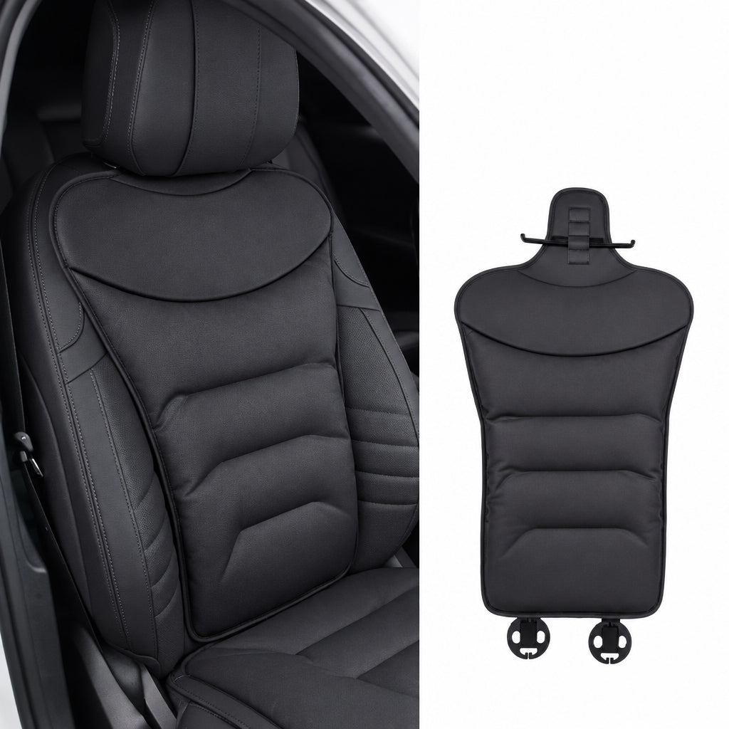 Car Seat Cushion | Contoured Lumbar Support & Detachable Washable Cover