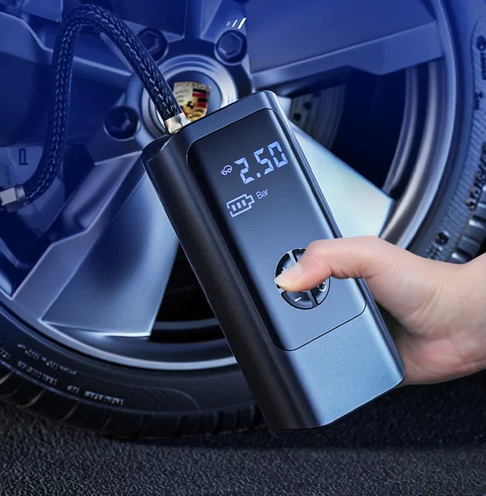 Car Tire Inflator | Digital Display & Automatic Shutoff | Cordless 8000mAh Battery