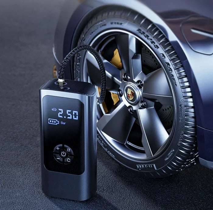Car Tire Inflator | Digital Display & Automatic Shutoff | Cordless 8000mAh Battery