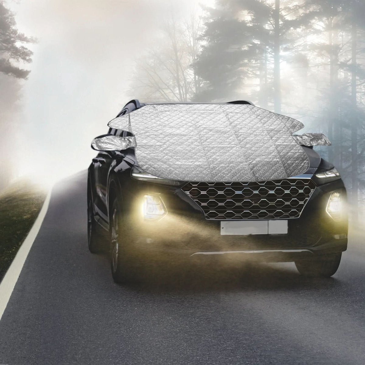 Car Windshield Cover | Magnetic, Waterproof & Reflective | 148 x 118 cm