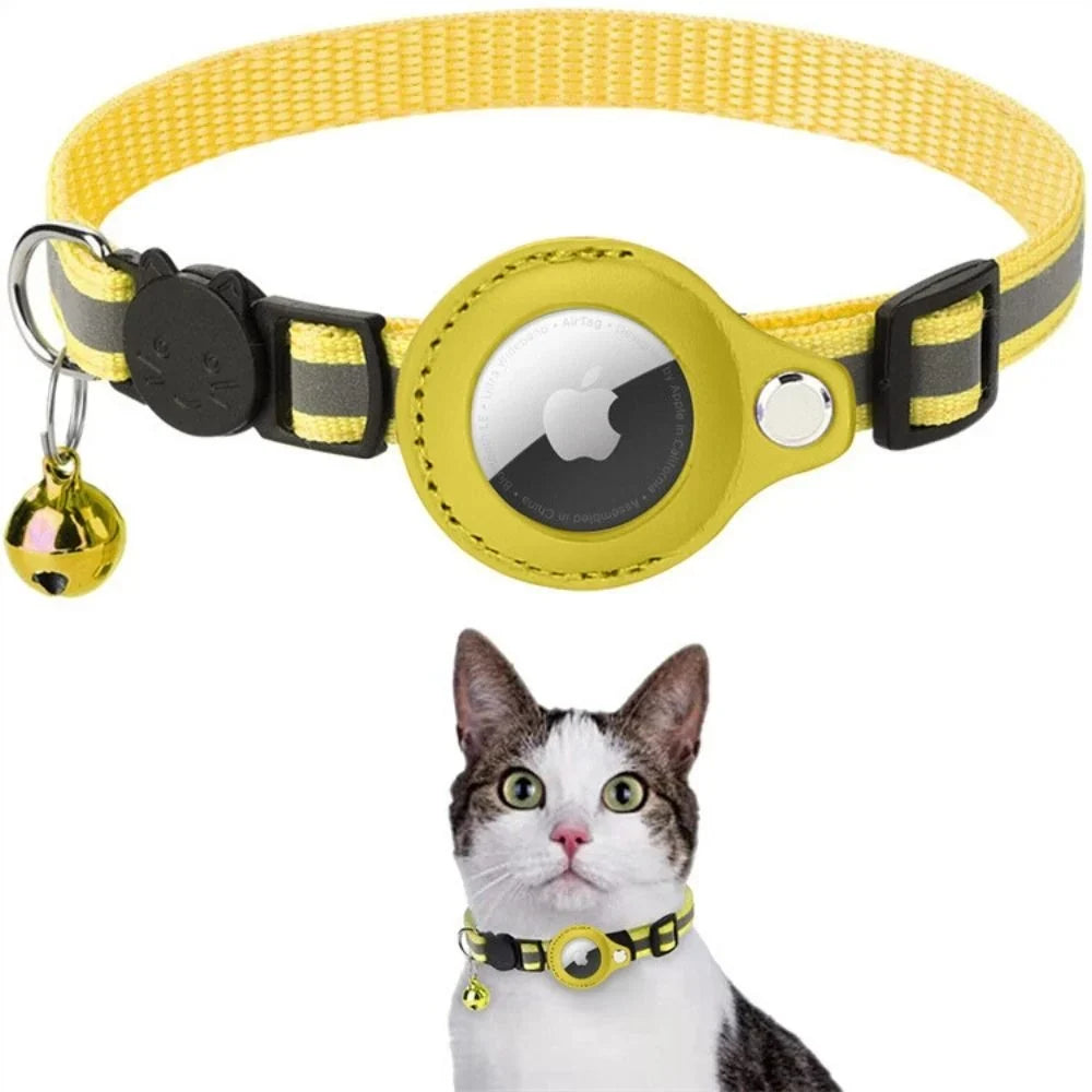 Cat Collar | Quick-Release Safety Buckle & Reflective GPS Compartment