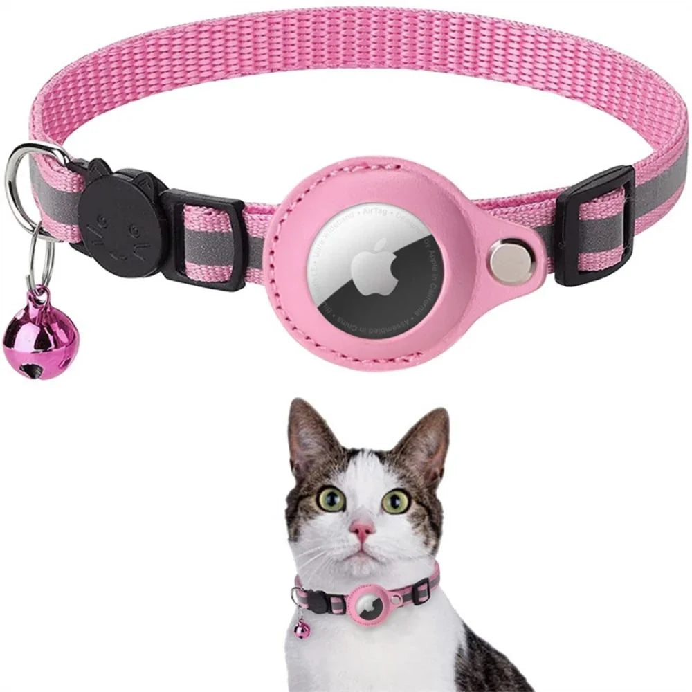 Cat Collar | Quick-Release Safety Buckle & Reflective GPS Compartment