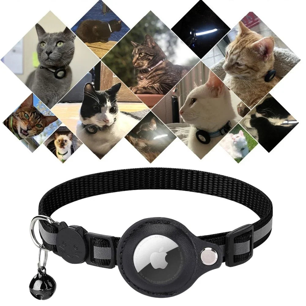 Cat Collar | Quick-Release Safety Buckle & Reflective GPS Compartment