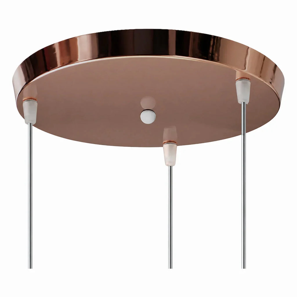 Ceiling Canopy | Iron Multi-Lamp & Slim Flat Profile | 30–60 cm