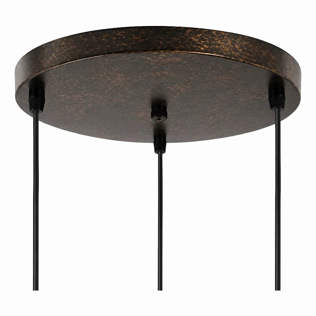 Ceiling Canopy | Iron Multi-Lamp & Slim Flat Profile | 30–60 cm