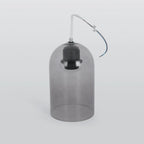 Ceiling Lamp | Copper & Glass Shade | 3-Color LED Included