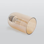 Ceiling Lamp | Copper & Glass Shade | 3-Color LED Included