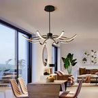 Ceiling Lamp | Integrated LED & Branched Arms | 8 Or 12 Arms