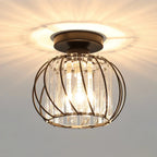 Ceiling Lamp | Nordic Sculptural Glass Shade & Soft Ambient Glow | Available in 2 Sizes
