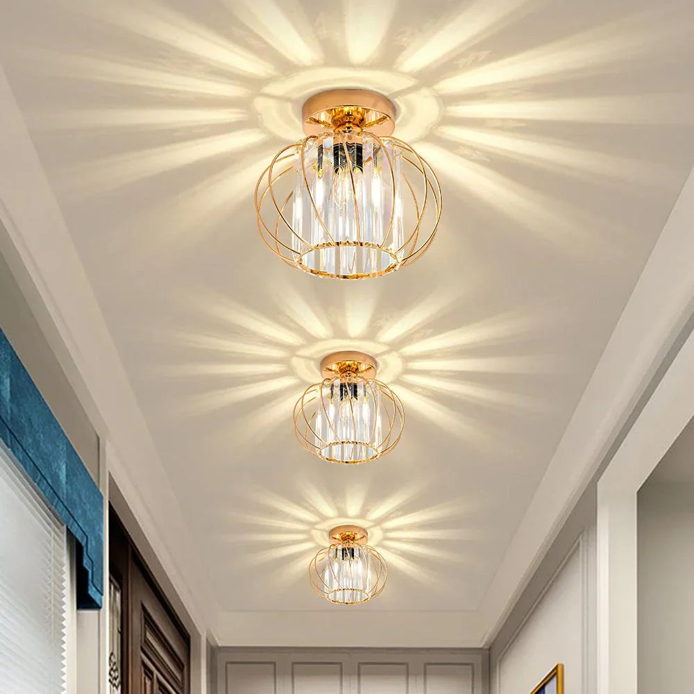 Ceiling Lamp | Nordic Sculptural Glass Shade & Soft Ambient Glow | Available in 2 Sizes
