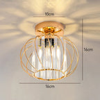 Ceiling Lamp | Nordic Sculptural Glass Shade & Soft Ambient Glow | Available in 2 Sizes